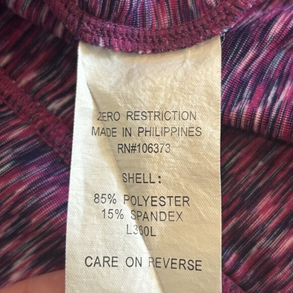 Zero Restriction 1/4 Zip Golf Sweater Womens XL Purple Lightweight Pebble Beach - Picture 7 of 9